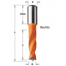 CMT Drevelboor HW S=10x20 D=4x26x57.5 Rechts CMT Drevelboor HW S=10x20 D=4x26x57.5 Rechts