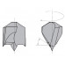 Drevelboor met volhardmetaal boorpunt L=70mm D=7.5 S=10x20 links