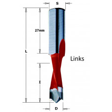 Drevelboor  "Extreme" met hardmetaal boorpunt L=57.5mm D=5 links