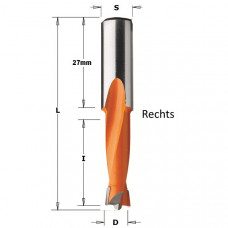 Drevelboor type310 met hardmetaal boorpunt L=57.5mm D=4 rechts Drevelboor type310 met hardmetaal boorpunt L=57.5mm D=4 rechts