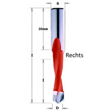 Drevelboor "Extreme" met hardmetaal boorpunt L=70mm D=5 rechts