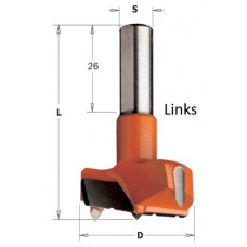 CMT Cilinderkopboor met spaanbrekers HW S=10x26 D=35x57.5 Z2R Links CMT Cilinderkopboor met spaanbrekers HW S=10x26 D=35x57.5 Z2R Links