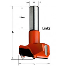 Cilinderkopboor type317 met hardmetaal snede en boorpunt L=57.5mm D=14 links