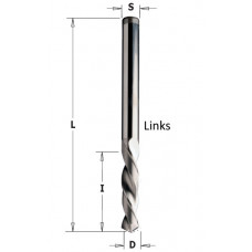 Spiraalboor HM 120° tophoek 2mm links