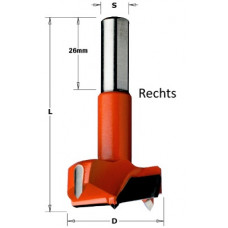 Cilinderkopboor type369 met hardmetaal snede en boorpunt L=70mm D=14 rechts