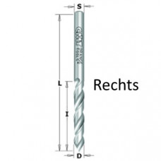 Spiraalboor HM 60° tophoek 2.5mm rechts