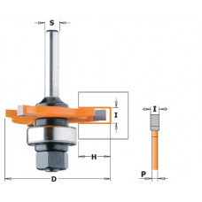 HM-schijffrees I=1.5mm L=61 schacht Ø6mm HM-schijffrees I=1.5mm L=61 schacht Ø6mm