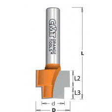 HM getrapte sponningfrees voor beslag D=16.3 mm HM getrapte sponningfrees voor beslag D=16.3 mm