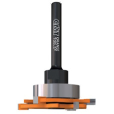 CMT Schijffrees met opspan-as en geleidelager voor Striplox Z3 HW S=6.35 D=47.6x7 CMT Schijffrees met opspan-as en geleidelager voor Striplox Z3 HW S=6.35 D=47.6x7