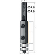 Kantenfrees-HM CMT Ø19mm 112mm schacht Ø12mm Z=2 met wisselmessen