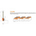 Gecombineerde kantenfrees-HM CMT Ø12mm 45mm schacht Ø6.35mm 0-22°
