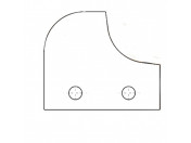 Profielmessen voor CMT multiradius hol- bolfrees 694.007