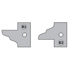CMT Set (2 stuks) HW profielmessen 3-delige meubeldeurfrees profiel B1 CMT Set (2 stuks) HW profielmessen 3-delige meubeldeurfrees profiel B1