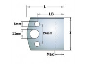 Profielmes CMT 50mm 690.599 zelf te profileren Profielmes CMT 50mm 690.599 zelf te profileren