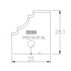 Profielmes FANTACCI systeem uitvoering 48949