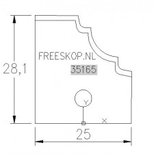 Profielmes FANTACCI systeem uitvoering 48944