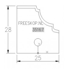 Profielmes FANTACCI systeem uitvoering 48954