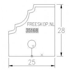 Profielmes FANTACCI systeem uitvoering 48955