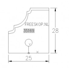 Profielmes FANTACCI systeem uitvoering 48956