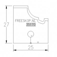 Profielmes FANTACCI systeem uitvoering 49302