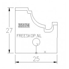 Profielmes FANTACCI systeem uitvoering 49306