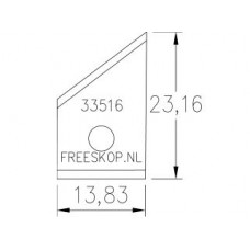 Profielmes systeem Gilco t.b.v. stapeldorpel AXPL33516 (4.7.E3)
