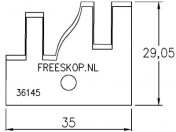 Profielmessen Gilco systeem  meubeldeurfrees
