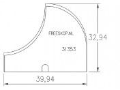 Profielmessen LEITZ PROFILCUT systeem radius 3