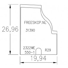 LEITZ PROFILCUT systeem bossing origineel nummer 7555 LEITZ PROFILCUT systeem bossing origineel nummer 7555