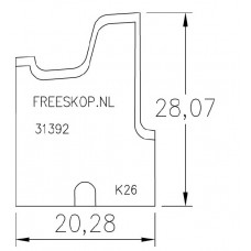 Profielmes systeem LEITZ uitvoering : 164015392 Profielmes systeem LEITZ uitvoering : 164015392