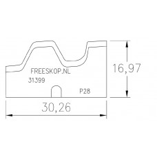 Profielmes systeem LEITZ uitvoering : 168180452 Profielmes systeem LEITZ uitvoering : 168180452