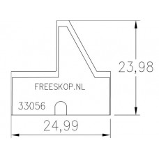  LEITZ PROFILCUT meubeldeur profiel origineel nummer 7546 (4.7.A2)