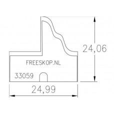  LEITZ PROFILCUT meubeldeur profiel origineel nummer 7549 (4.7.D2)