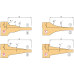Bossing frezen - Paneel frezen D=200 b=30 boven 2051