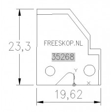 Profielmes systeem OERTLI origineel art.nr. 203491