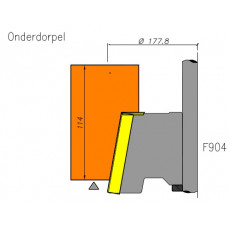 Onderdorpel sponning F904 Onderdorpel sponning F904