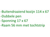 Kozijn freesgereedschap Set 01-02