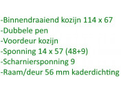 Kozijn freesgereedschap Set 13-14