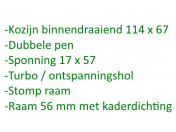 Kozijn freesgereedschap Set 15-16