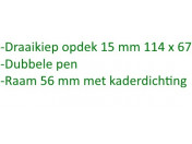 Kozijn freesgereedschap draaikiep "Set 25-27"