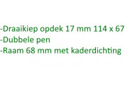 Kozijn freesgereedschap draaikiep "Set 37-39"