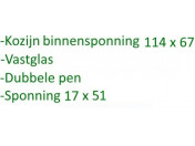 Kozijn freeskoppen CAUL Set 17-18 