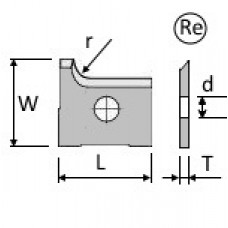 Afrondmes Re KCR08 15.0 x 14.5 x 2.0 mm d=4.0 r=2 10 stuk(s) Afrondmes Re KCR08 15.0 x 14.5 x 2.0 mm d=4.0 r=2 10 stuk(s)