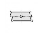 Wisselmes Links - Rechts 3º W=12mm T=1.5mm Z=4