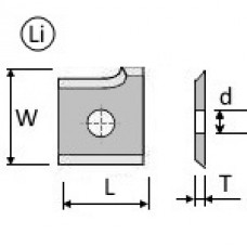 Afrondmes Li KCR08 12.0 x 14.5 x 2.0 mm d=4,0 r=2,0 10 stuk(s) Afrondmes Li KCR08 12.0 x 14.5 x 2.0 mm d=4,0 r=2,0 10 stuk(s)
