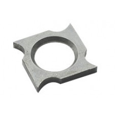 Groefmes 14x14x 2 mm d=8.6