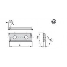 Omkeer mes HC05 Links 20° Z=4 (23.6 x 12 x 1.5 mm ) (3.3.E2) Omkeer mes HC05 Links 20° Z=4 (23.6 x 12 x 1.5 mm ) (3.3.E2)