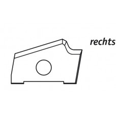 Profielmessen voor BRANDT kantenlijmer R=1.5 rechts