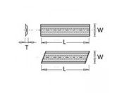 Keermes - Wisselmes W=8.0 mm T=1.5 mm α=40º Leitz systeem Keermes - Wisselmes W=8.0 mm T=1.5 mm α=40º Leitz systeem