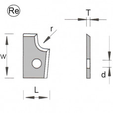 Afrondmes Re IMA MFA KCR08 12.0 x 18.0 x 2.0 mm d=4,0 r=2,0 10 stuk(s) Afrondmes Re IMA MFA KCR08 12.0 x 18.0 x 2.0 mm d=4,0 r=2,0 10 stuk(s)
